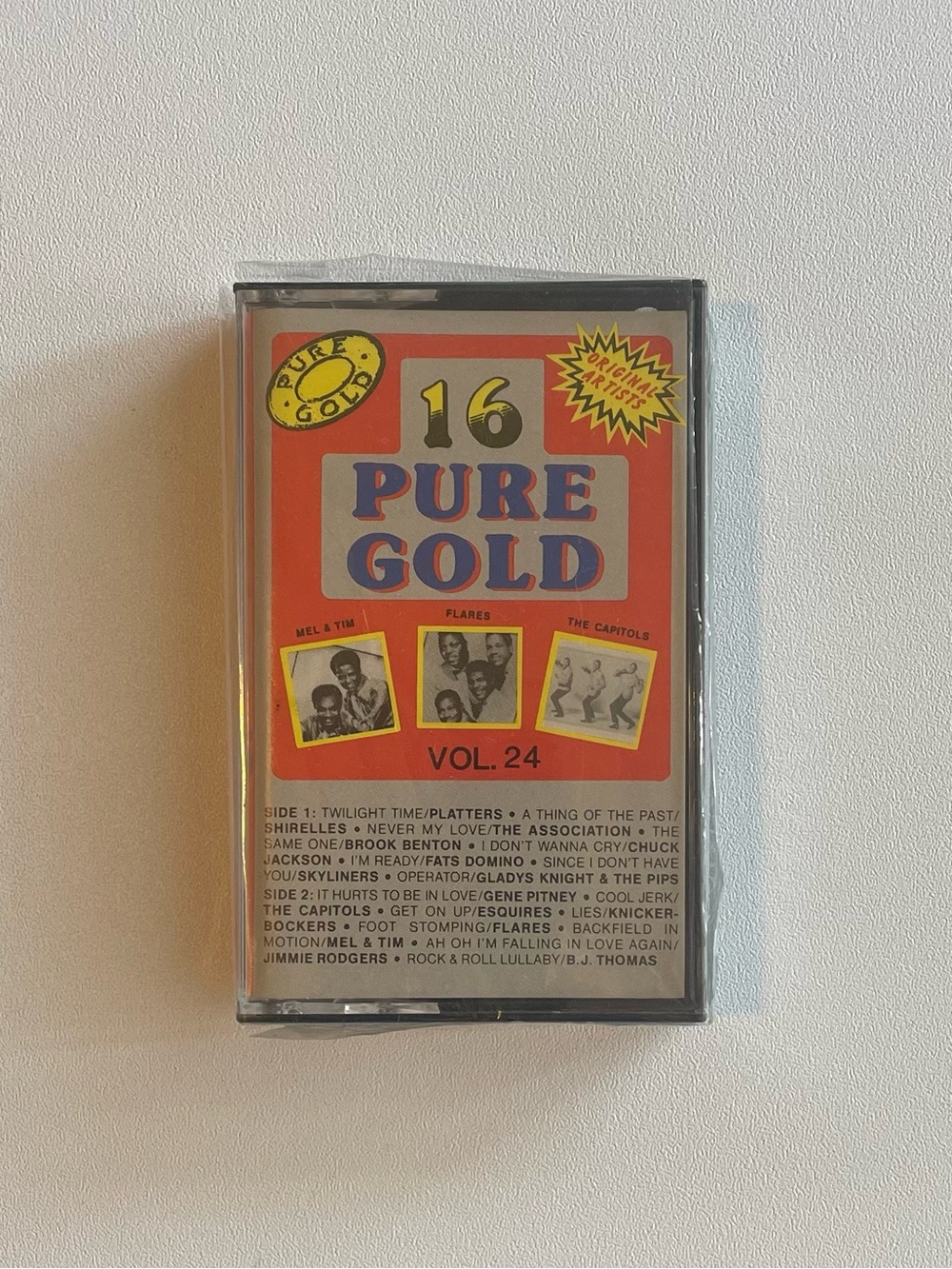 16 Pure Gold - Volume 24 - Cassette - SEALED Rare OOP